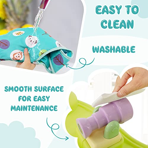 Baby Joy 0066 Baby Bouncer Activity Center, 3 In 1 Activity Center & Table | Infant Play Mat, Bouncing Activity Saucer W/Music, 3 Adjustable Height, 360° Seat, Exersaucer For Babies 0-24 Months thumb #6