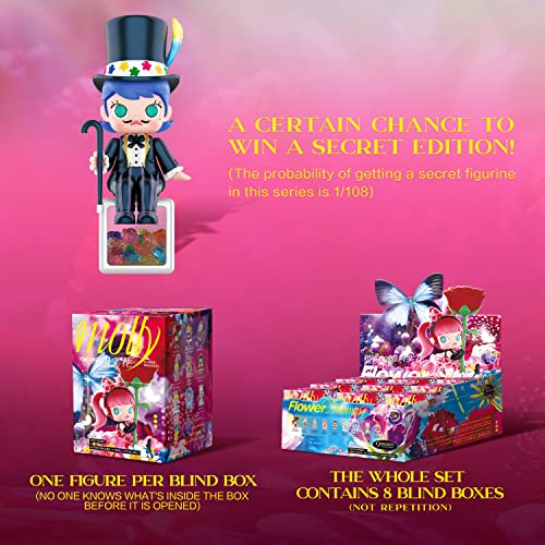 Pop Mart Molly× Ninagawa Mika 9Pc Action Figure Popular Toy Collectible Art Toy Exclusive Kawaii Fantastic Creative Gift Room Decor Desktop Cute Figure, For Christmas Birthday Party #TOP3