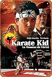 QIIXIIP Retro Metal Sign Vintage Tin Sign The Karate Kid Movie Poster for Home Wall Decor Cafe Bar Office Art Sign Gift 12 X 8 inch