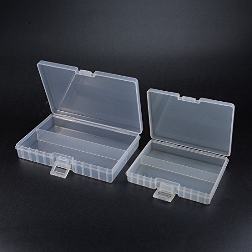 Boîte piles transparentes AA AAA sourcingmap lot de 2 étuis - 3
