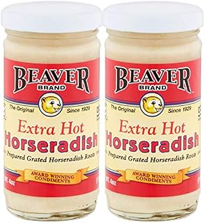 Beaver Horseradish Extra Hot 4oz (Pack of 2)
