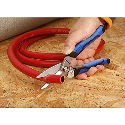 Kobalt 3-in Serrated Molded Grip Heavy Duty Scissors