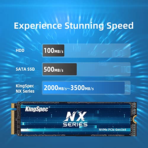 Kingspec NVMe SSD 1TB - Almacenamiento Rápido y Eficiente - Imagen 5