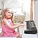 M SANMERSEN Kids Piano, Piano Keyboard for Kids Music Pianos 37 Keys with 4 Drums / Animals Sound Educational Electronic Keyboards Toys for Beginners 3-8 Years Old Girls Boys
