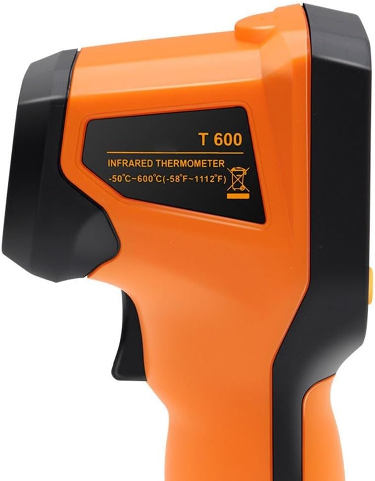 Non-Contact LCD Infrared Thermometer for Measuring Hot Surfaces Safely in Industrial Environments and Kitchens (T400A)