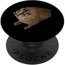 Big Floppa Meme Low Poly Floppa Meme Cat PopSockets Swappable PopGrip