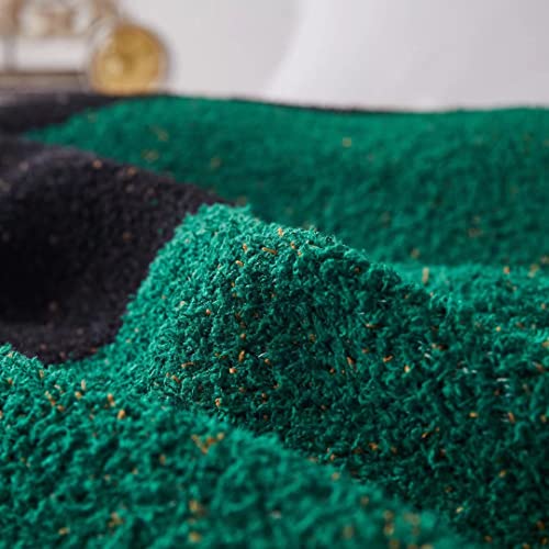 Soft Fluffy Plush Flower Blanket Fuzzy Green Throw Blanket For Bed Sofa Couch, Bedroom Decor Gift Blanket For Kids Teens Boys Girls Women - 71"X51", Green #TOP6