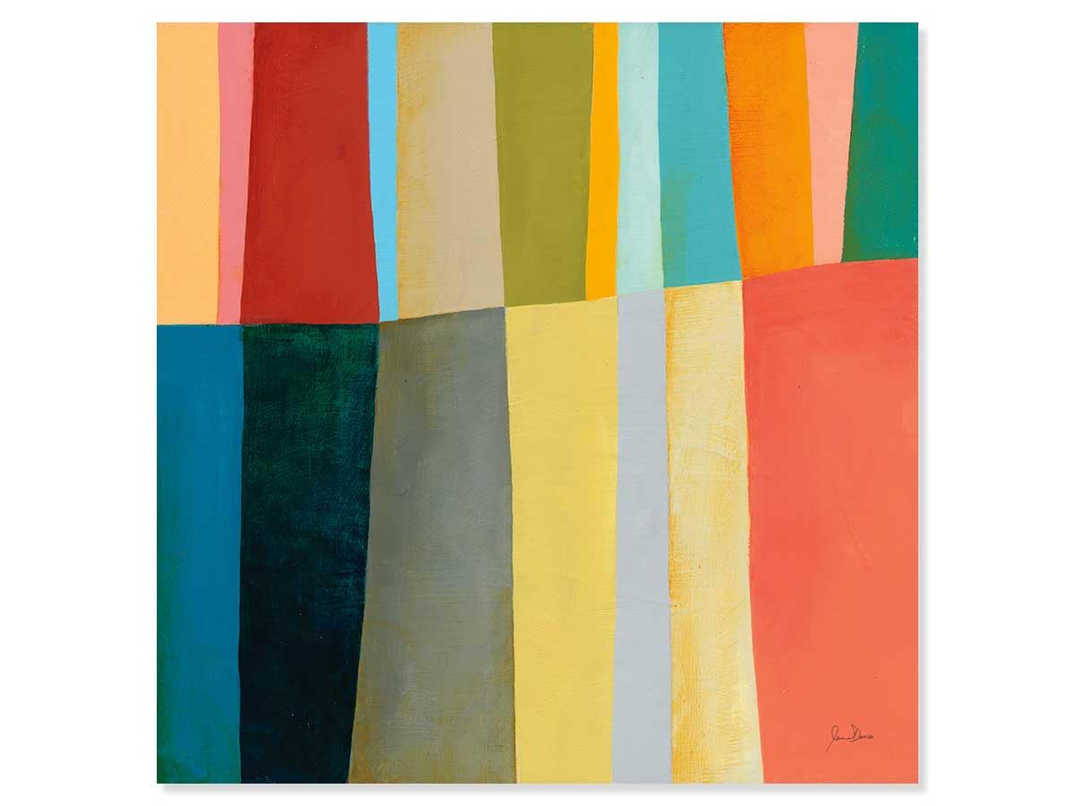 Tableau Fun Wood en toile imprimée 50x50 cm fabriqué en France