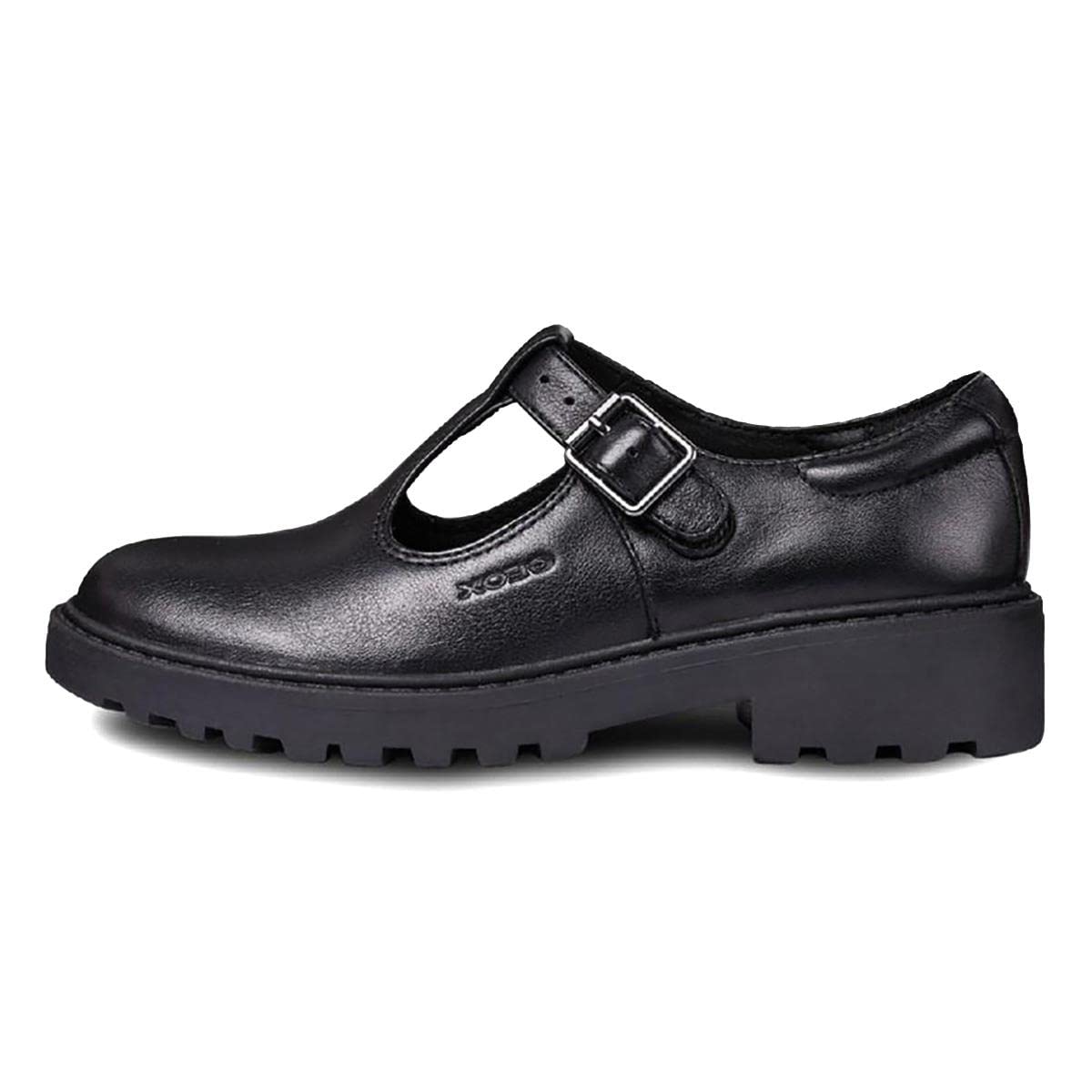 Geox Geox Mädchen J Casey Girl E Ballerinas, Schwarz, EU 40