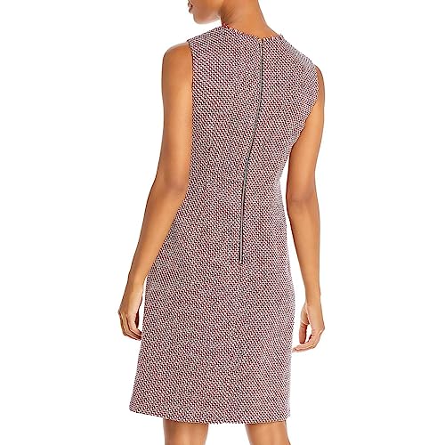 Image of Karl Lagerfeld Womens Tweed Shift Dress with Pockets