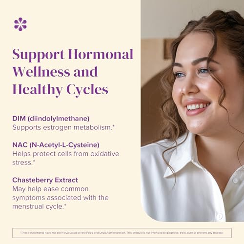 Image of BariMelts Hormonal Balance+ for GLP-1 Users and Bariatric Patients - DIM, NAC & Chasteberry Supports Hormone Balance for Women - 180 Smooth-Coated Caplets (3-Month Supply)