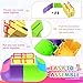 MOMSIV Finger Skateboard Park Kit, 57pcs Finger Skateboard Park Set with 6 Finger Skateboards for Kids 31 Ramps and 1*Bicycles, Large Finger Skateboard Park Training Gift Toy for Ages 6+