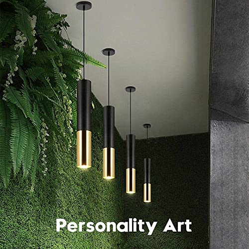 Lámpara moderna LED minimalista de aluminio anodizado con suspensión ajustable 7