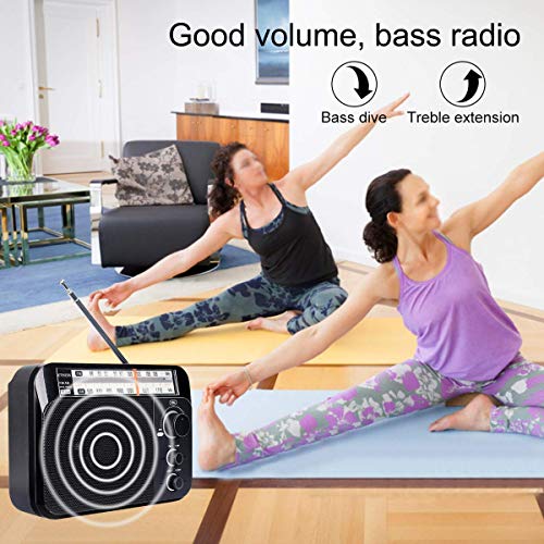 Retekess Tr604 Portable Am Fm Radio, Analog Transistor Radio, Simple Radio Powered By D Battery, V117 Simple Am Fm Radio, Portable Shortwave Radio With Best Reception, Battery Powered Radio #TOP3
