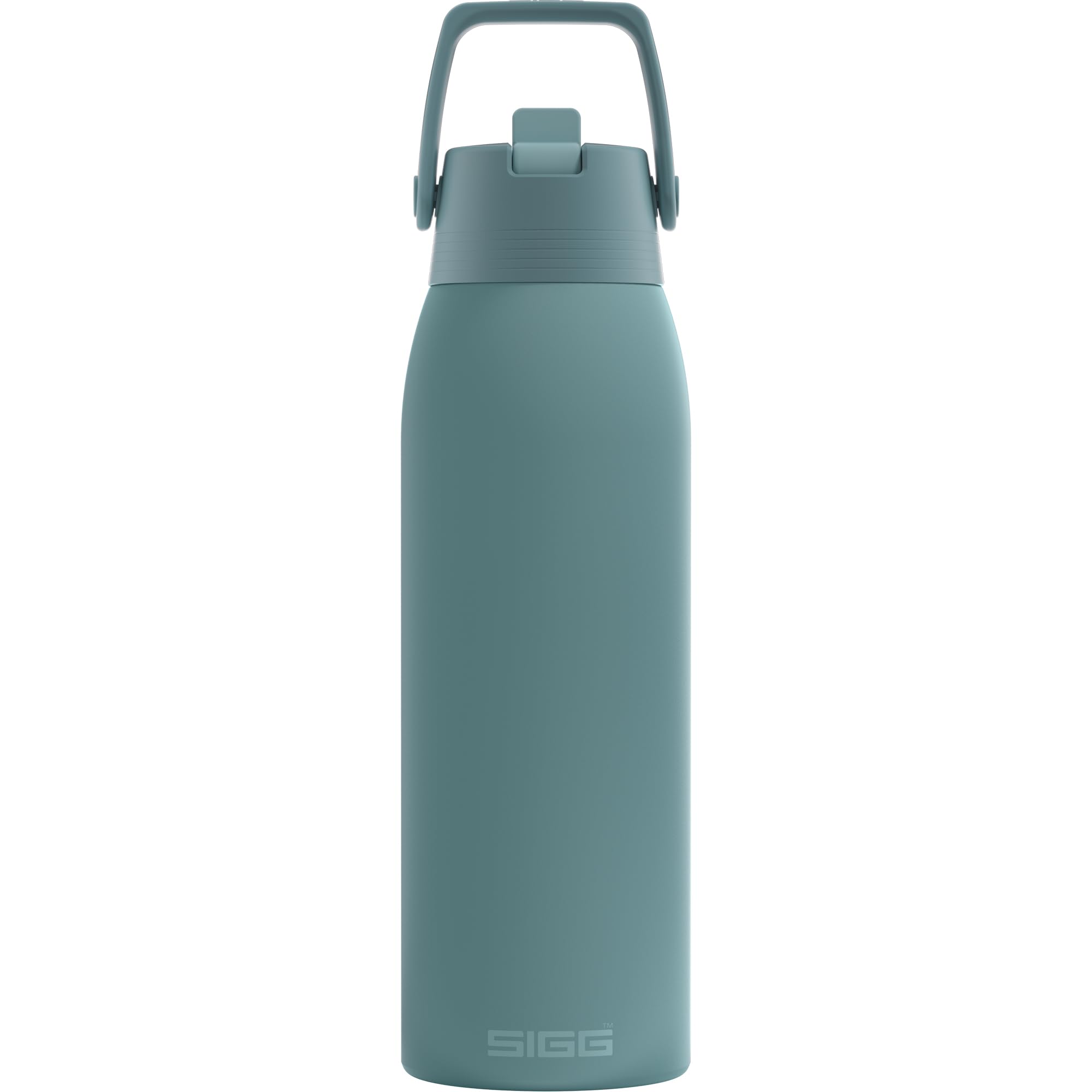 SIGG - Borraccia Isolata - Thermos Shield Therm FLIP Morning Blue - A prova di perdite - Lavabile in lavastoviglie - Senza BPA - 90% acciaio inox riciclato - Blu - 1L