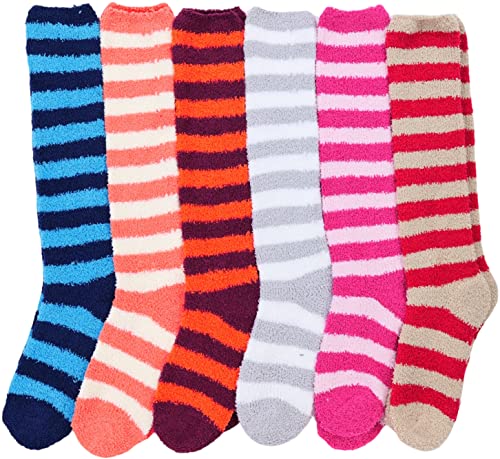 Image of ToBeInStyle Women's Pack of 6 or 12 Knee High Socks