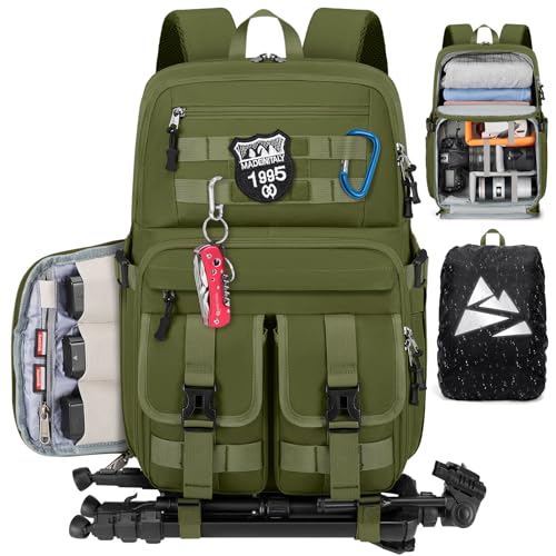 Mochila impermeable para cámara DSLR de 15.6 pulg
