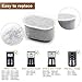 Possiave Replacement Charcoal Water Filters -Removes Chlorine, odors, and others impurities from Water -Better Tasting Coffee-for Cuisinart Coffee Machines- Set of 24 pack