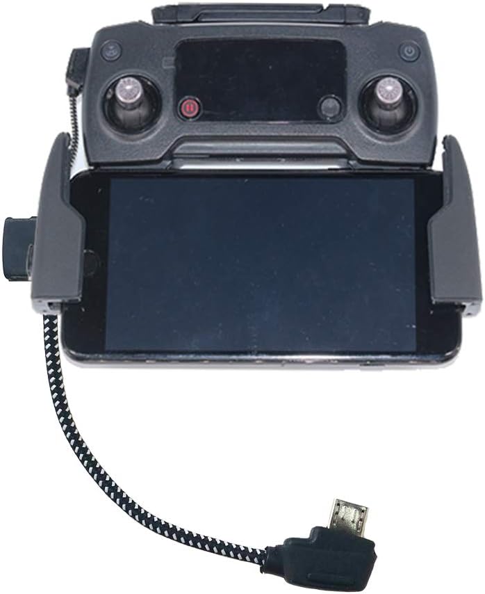 3.66 inch Data Cable for DJI Mavic Pro Air Remote Control Nylon Braided Cable Connector