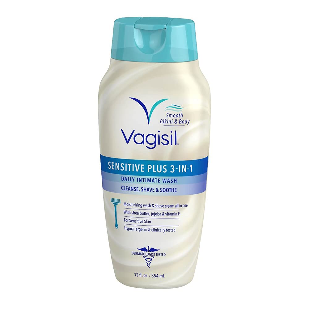 Vagisil Sensitive Plus Moisturizing Wash 12 oz (Pack of 3)