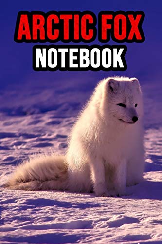 Arctic Fox: Lovely Notebook / Journal / Diary / Notepad, Fox Lover Gifts (Lined, 6