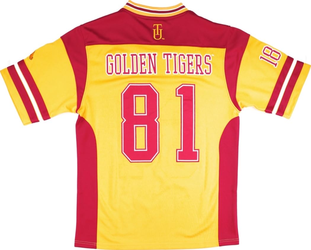 Big Boy Tuskegee Golden Tigers S14 Mens Football Jersey [Gold - 3XL] - ID#44422