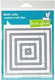Lawn Fawn Lawn Cuts Custom Craft Die LF837 Large Stitched Square Stackables