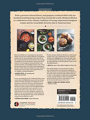 Heirloom Kitchen: Heritage Recipes and Family Stories from the Tables of Immigrant Women