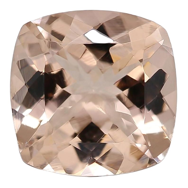 Morganite naturelle 5x5mm gemme coussin pour fabrication bague collier bricolage