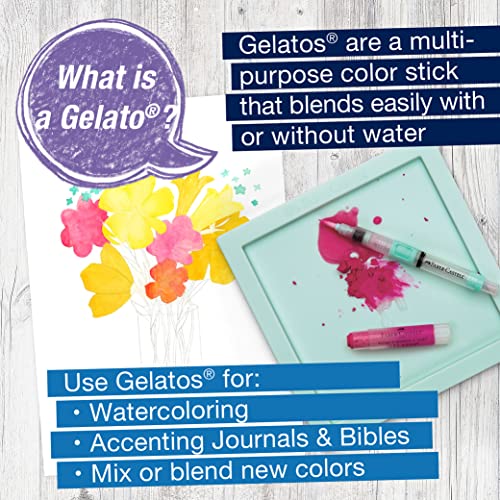 Faber-Castell Intro To Watercolor With Gelatos - Watercolor Kit For Beginners - Adult Craft Projects (Fc770412T) #TOP2