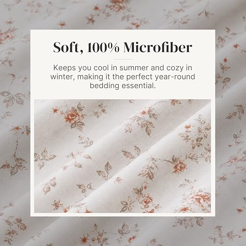 Parure de lit en microfibre infroissable douce et soyeuse - 6