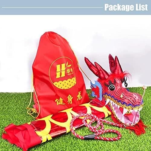 Ruban de dragon jaune 3D de 6m pour divertir les enfants au parc