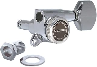 Gotoh SG381 Magnum Lock Traditional Tuners 3 Per Side, mini 07 buttons Chrome