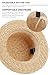 BABEYOND Men's 1920s Brim Boater Hat Gatsby Straw Hat 20s Costume Accessories Fedora Beach Hats for Women White Blue