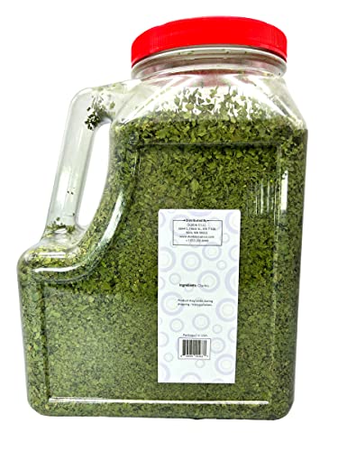 Cilantro Leaves / Flakes in Bulk - 20 oz - Non GMO, Kosher, Halal, and Gluten - Dubble O Brand