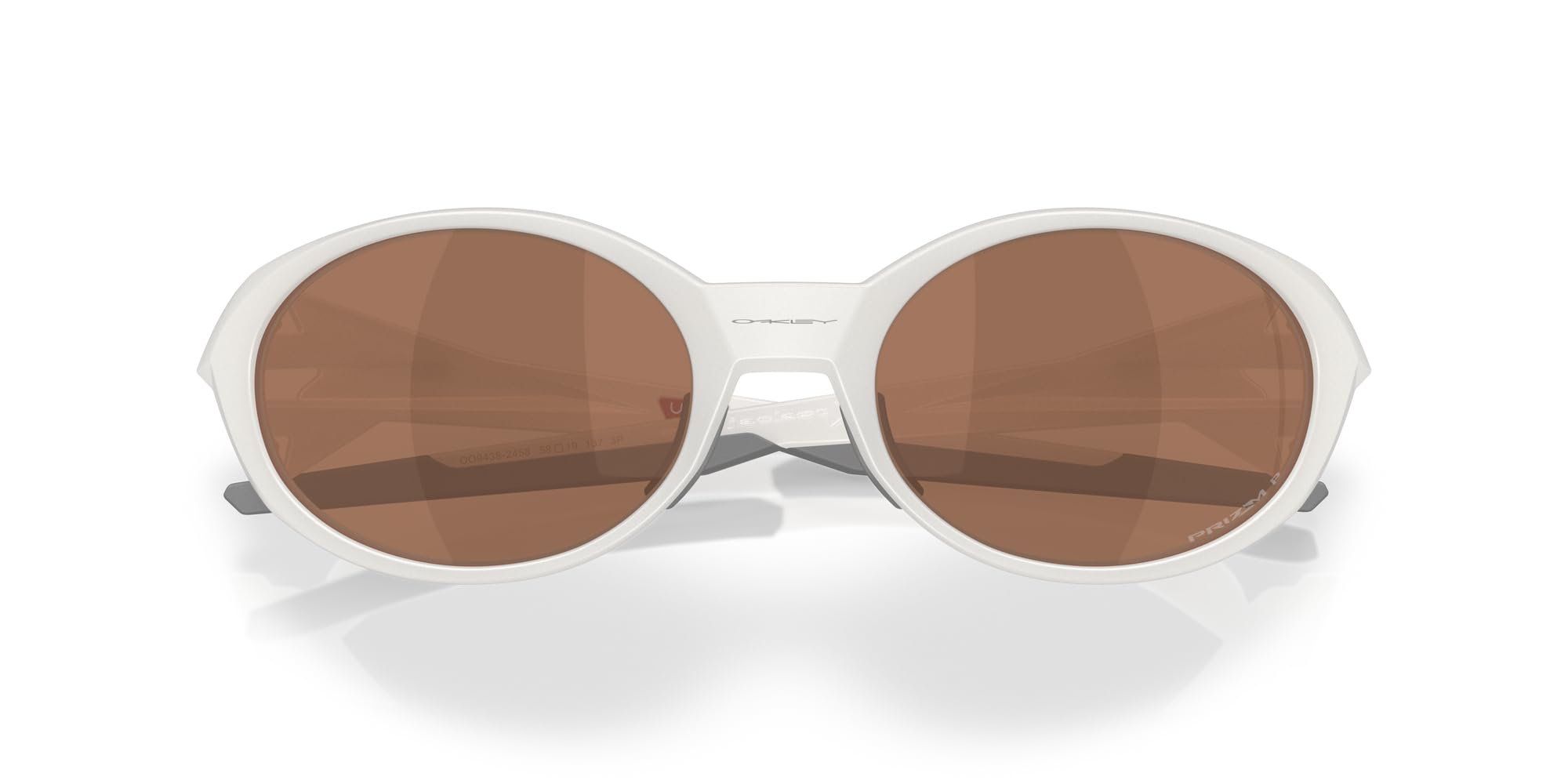 Oakley Gafas de sol unisex con montura negra mate, lentes gris Prizm, 58 mm