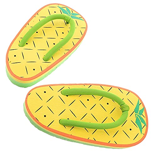 Wasserdichte Flip Flops für Pool und Strand Obst Flip Flops Kreative Hausschuhe für Anti-Rutsch Strand Besondere, Bequeme Sommerschuhe, Kühl im Sommer, Strand, Dame, Einheitsgröße (B) Cover