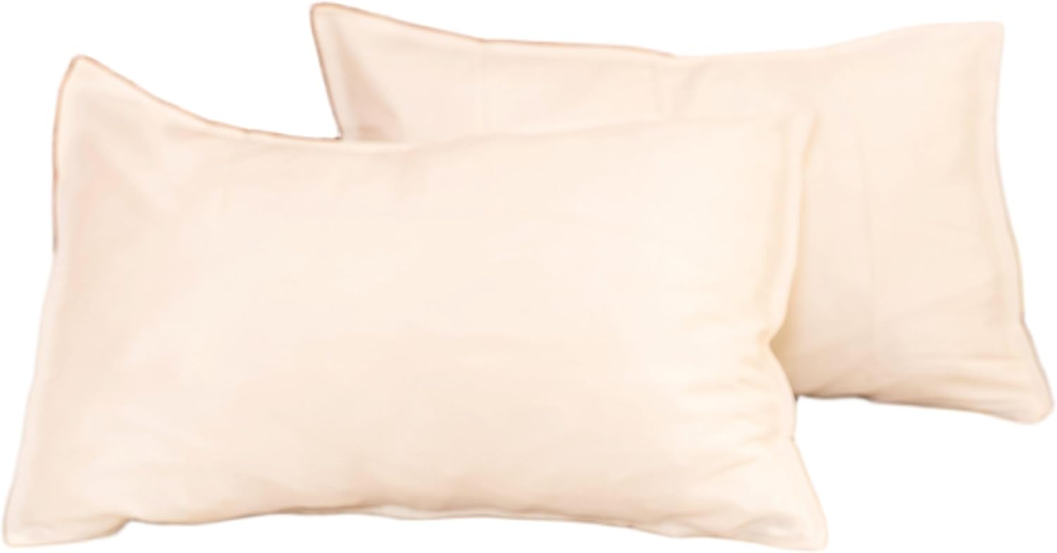 100% Mulberry Silk Pillowcase, Handcrafted in Co Chat Village Vietnam, Natural Ivory White and Light Golden, 40x60cm and 50x70cm, Breathable, Gentle on Hair and Skin (Gray, 20 x 28 inches)