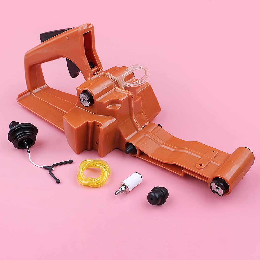 Conjunto de Tanque de Gas de Combustible for Husqvarna 137 142 Filtro de Combustible Línea de Filtro Tapón de Tapa del Tapa Delantera Buffer de tampón Reemplace la Pieza de Repuesto