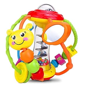 EastSun Baby Rattle Toys Set Activity Ball, Baby Sensory Toy and Gifts for 3 6 9 12 Months Old Boys Girls Newborns…