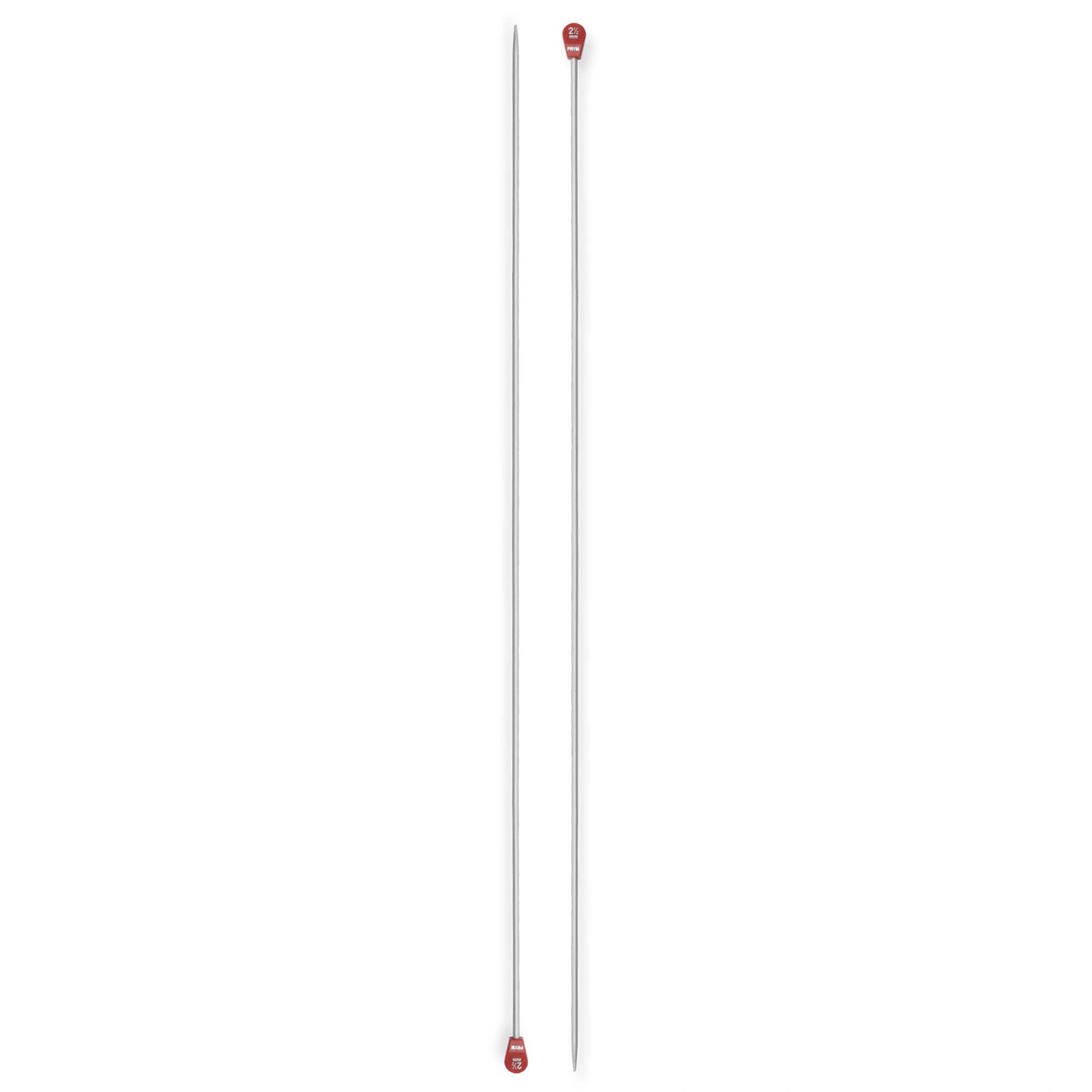 Prym - Prym Aluminium Pearl Grey (40cm, 2.50mm) Knitting Needles - 2 Needles - Image 2