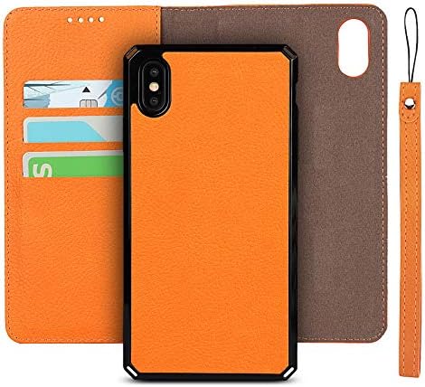 Zouzt Zipper Coin/Cash Wallet Case Compatible with iphone 11,[6 Card Slots] [Wrist Strap] [Stand Feature] Detachable 2 in 1 Magnetic Leather Slim Cover Case for iphone 11-Blue