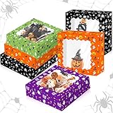 12 boîtes à popcorn halloween motifs effrayants sachets de bonbons et cadeaux fantômes pour garçons fête bébé anniversaire accessoires fête
