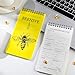 PerKoop 6 Pack Beekeeping Log Book Beekeepers Tracking Journal Beehive Log Waterproof Bee Hive Inspection Notebook Gift for Beekeepers Honey Bee Farming Tracker, 4 x 7.5 Inch