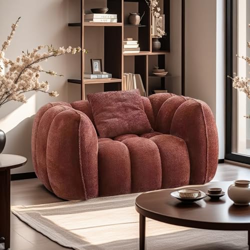 Puff con forma de calabaza, sofá de esponja comprimida al vacío para adultos, asiento de salón para estudio, dormitorio, oficina