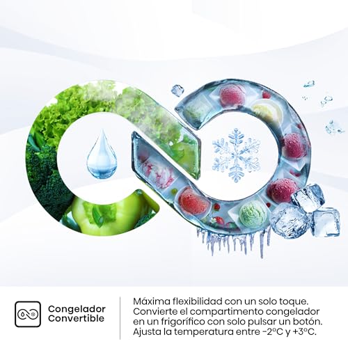 Hisense FT386D4AWLYE - Arcón Congelador Horizontal, Cesta con Asa, Función Dual convertible en Modo Frigorífico, con 297 L de Capacidad Neta, Silencioso, Color Blanco - imagen 5