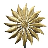 hourflik Kinetic Wind Spinners with Stable Stake Metal Kinetic Garden Spinner Lawn Ornament Wind...