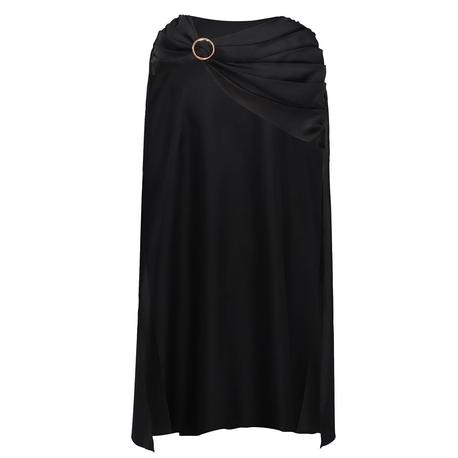 Mens Spartan Soldier Costume Roman Gladiator Armor Cape Black Red for