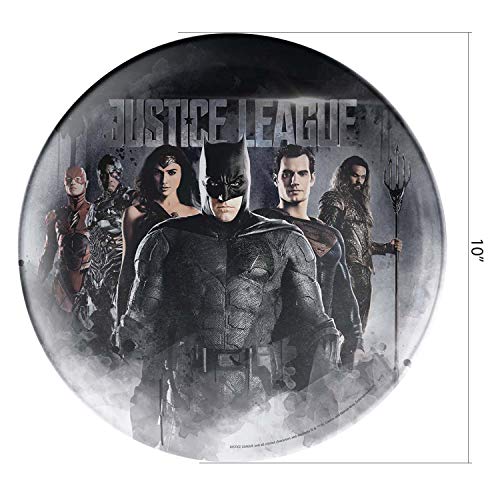 Zak Designs Justice League 10In Durable Melamine Plate, Justice League Part 1 #TOP1