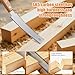 Lanties 6 Pcs Professional Woodworking Tools Set 4 Piece Wood Chisel Bevel Edge Chisel Set 1/4
